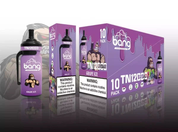 BANG TN Vape Pen 12000 potiahnutí 8 mierkou