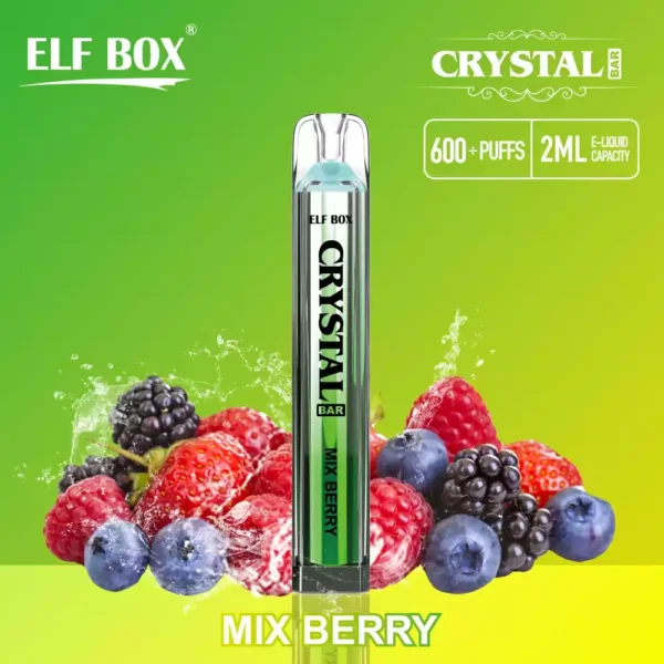 ELF BOX CRYSTAL Vape Pen BAR 600 Rookwolken 7