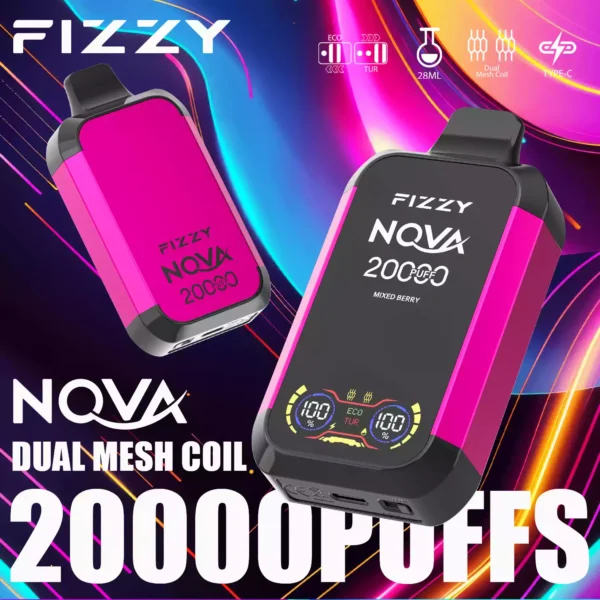 Fizzy Nova Vape Pen 20000 Puflar 4