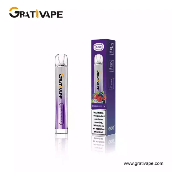 Grativape Gem Vape Pen 600 Puffs 6