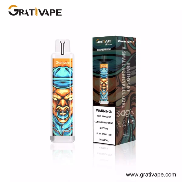 Grativape iStorm Vape Pen 12000 Puffs 3 σε κλίμακα