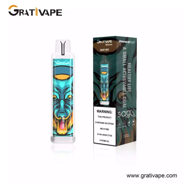 Grativape iStorm Vape Pen 12000 Puffs 7 σε κλίμακα