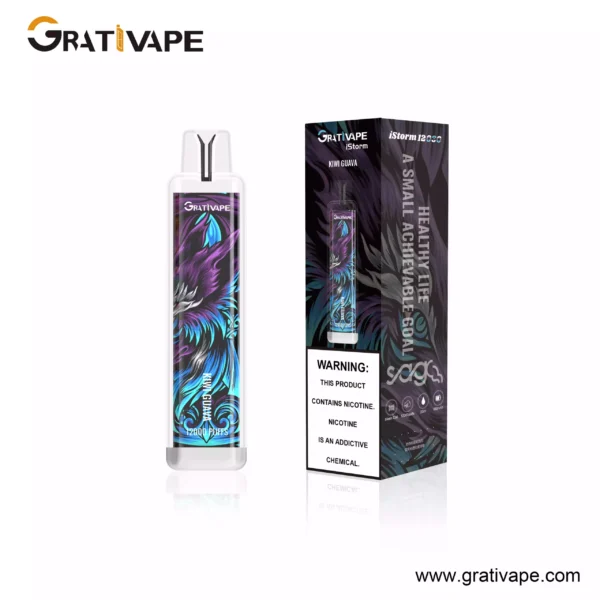 Grativape iStorm Vape Pen 12000 Puffs 8 σε κλίμακα