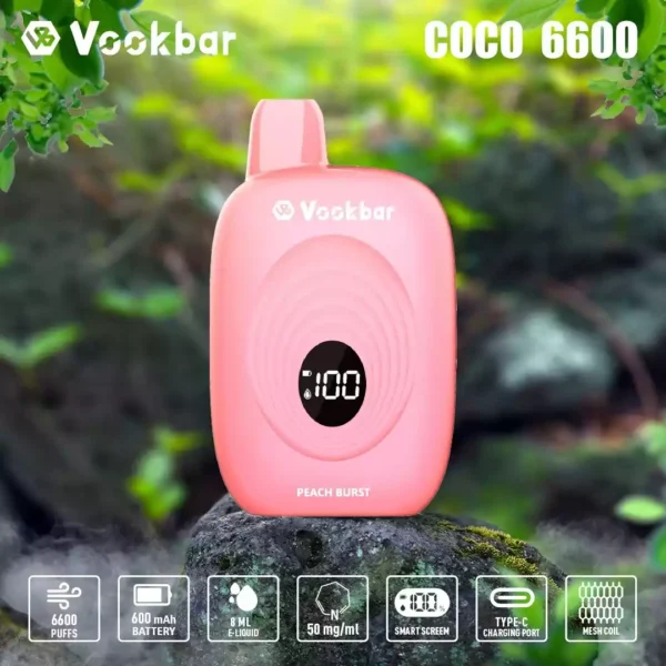 Vookbar Coco Vape Pen 6600 Puffs 2