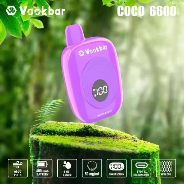 Vookbar Coco Vape Pen 6600 Puffs 3