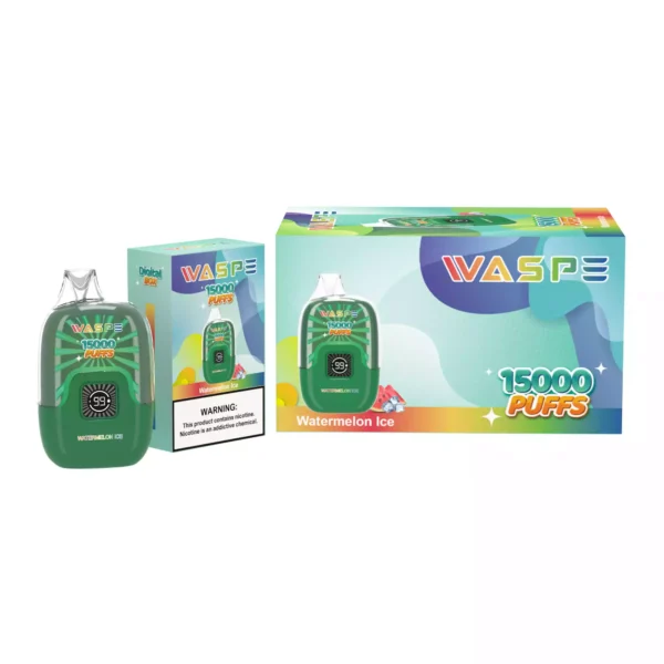 WASPE Digital Box Vape Pen 15000 Puffs 15