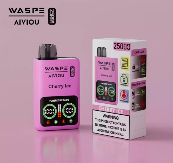 Caneta Vape com caixa de malha dupla WASPE 25000 PUFFS 20