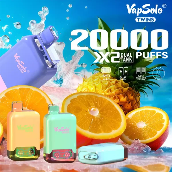 vapsolo shisha Vape Pen 20000 Puffs 9