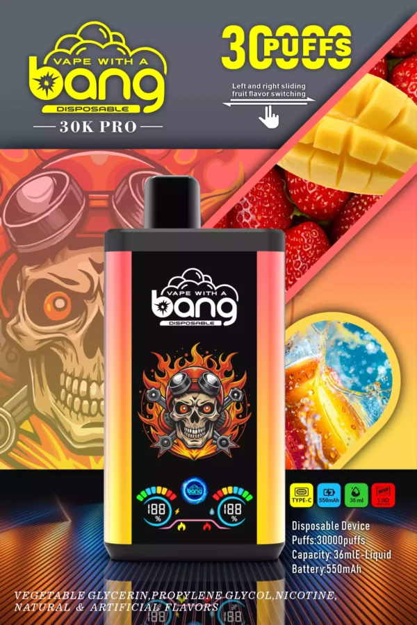 Best-Selling Bang 30000 Puffs Disposable Vape with Massive Capacity and Dual Flavor Options (13)