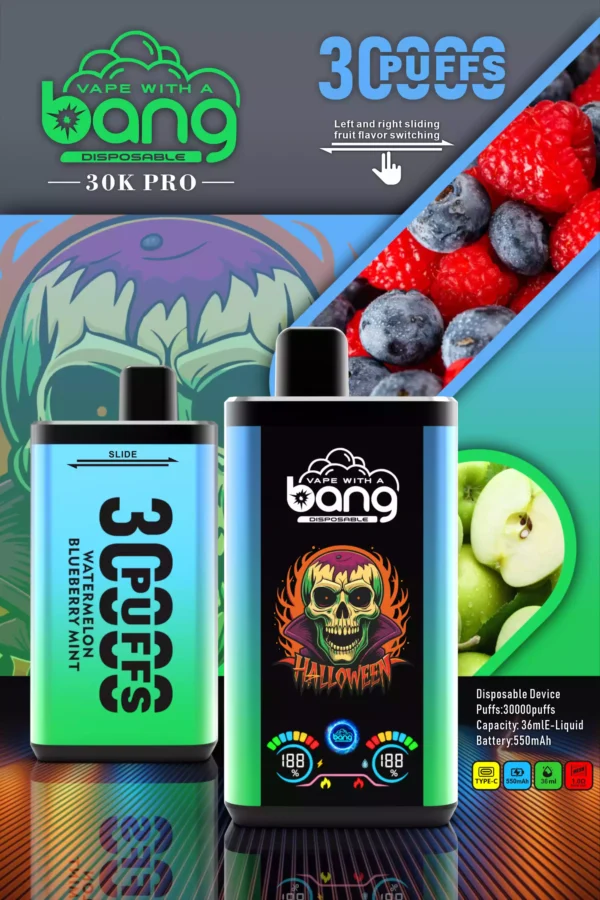 Best-Selling Bang 30000 Puffs Disposable Vape with Massive Capacity and Dual Flavor Options (3)