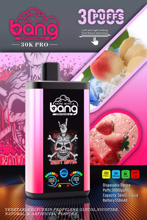 Best-Selling Bang 30000 Puffs Disposable Vape with Massive Capacity and Dual Flavor Options (6)