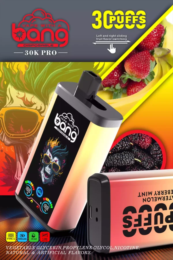 Best-Selling Bang 30000 Puffs Disposable Vape with Massive Capacity and Dual Flavor Options (7)