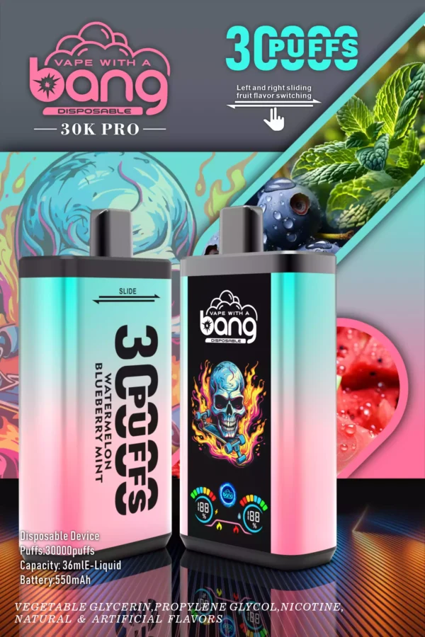 Best-Selling Bang 30000 Puffs Disposable Vape with Massive Capacity and Dual Flavor Options (9)