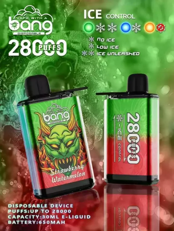 High-Quality Bang 28000 Puffs with Adjustable Airflow and Ice Control for Personalized Vaping (1)