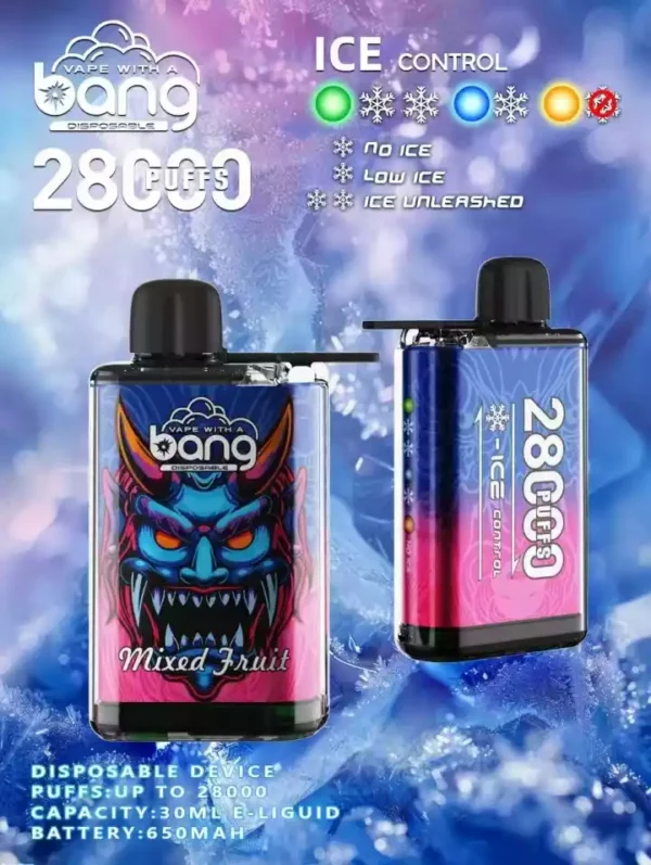 High-Quality Bang 28000 Puffs with Adjustable Airflow and Ice Control for Personalized Vaping (5)