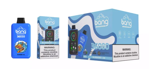 Vape de unică folosință Bang 36000 Puffs de înaltă calitate cu rezervor dublu de e-lichid de 36 ml și opțiuni multiple de nicotină (14)