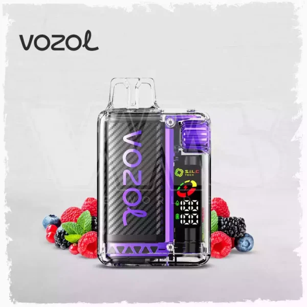 Premium Vozol Vista 20000 Puffs Dual Mesh Coil Display Digital Baixo Nicotina Atacado (13)