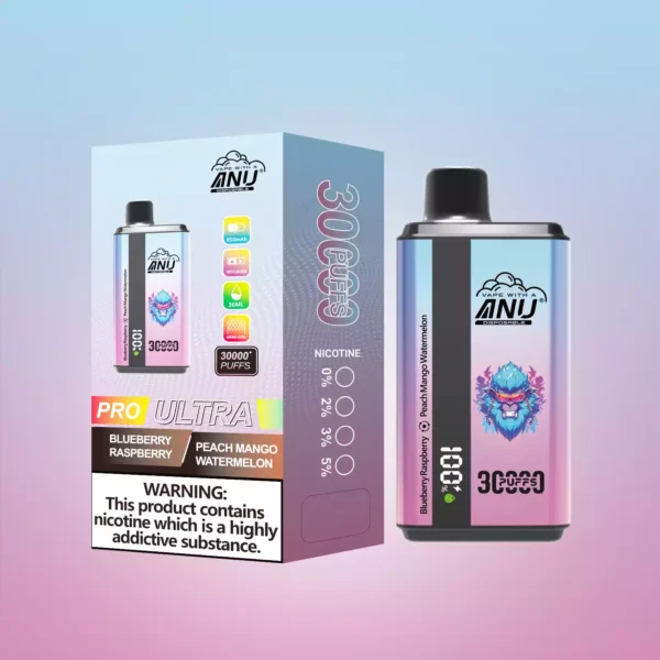 Quality ANU Double Flavor 30000 Puffs Disposable Vape with Adjustable Airflow and E-liquid 36ml Nicotine 0%2%5% Battery 550mAh Rechargeable Type-C for Wholesale Buyers (1)