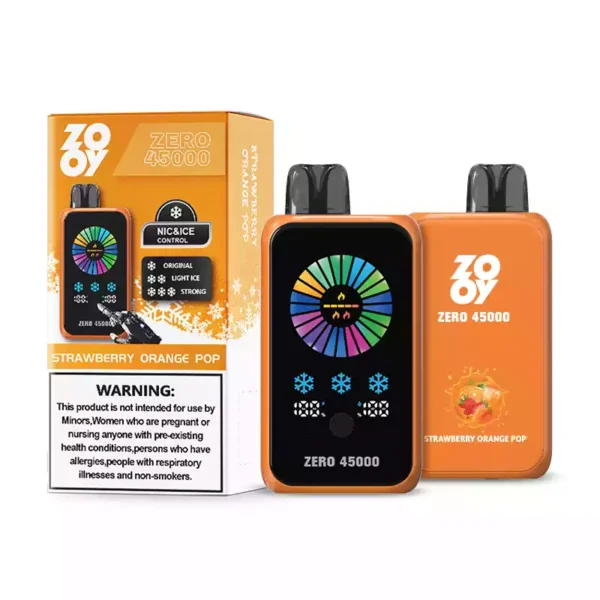 High-Performance ZOOY ZERO 45000 Puffs Disposable Vape with 5% Nicotine Rechargeable 850mAh and 9ml E-Liquid Bulk Available Now (4)